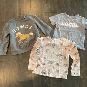 Little Co by Lauren Conrad Kids Graphic Sweatshirt and T-Shirt Set